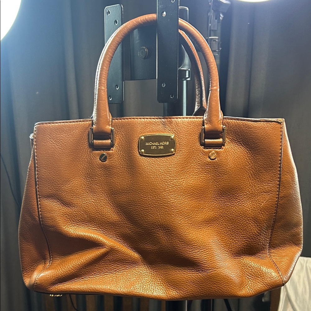Michael Kors Tan Leather Satchel